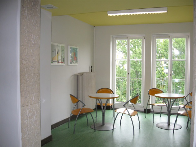Common room in the dorm Fritz-Löffler-Str. 16