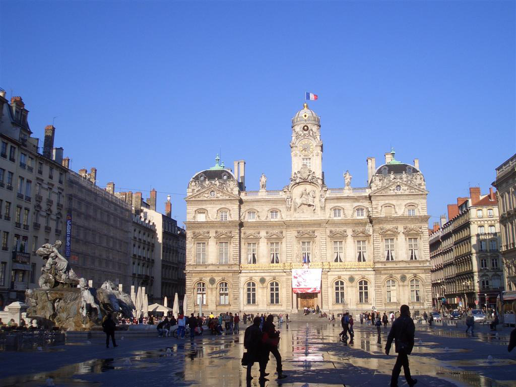 Foto des Hôtel de Ville in Lyon