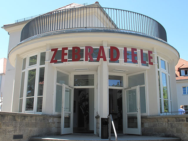 Cafeteria Zebradiele in der Alten Mensa auf der Mommsenstraße