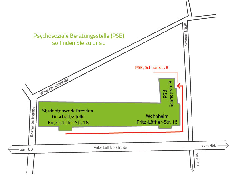 Location map of PSB