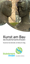 Cover des Faltblatts „Kunst am Bau des Studentenwerks Dresden“
