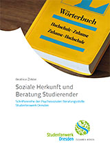 Cover der PSB-Schrift „Soziale Herkunft und Beratung Studierender“