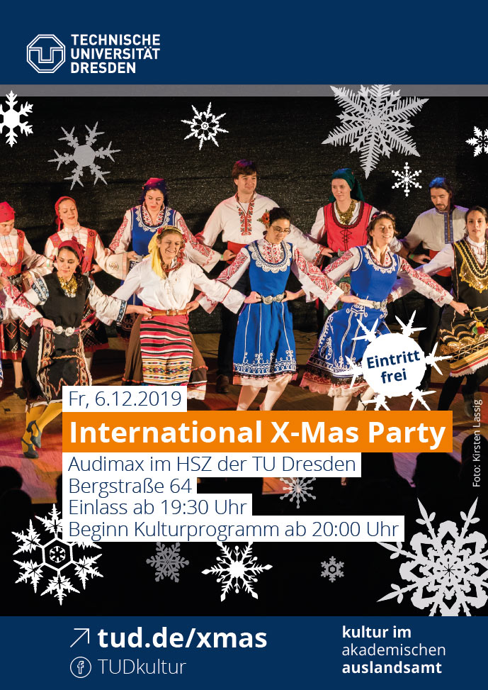 Einladung International X-Mas Party